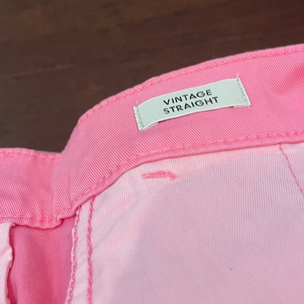 nwt j crew vintage straight Pink Pants 28 with perfecting pockets